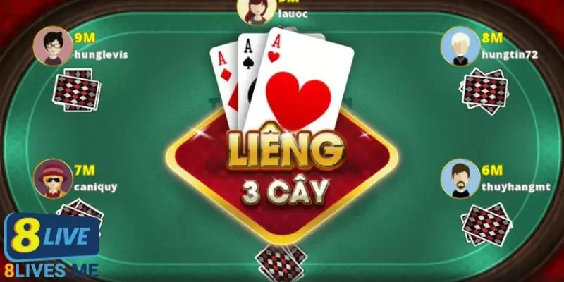 Chơi Liêng 3 Cây 8Live – Trải Nghiệm Giải Trí Đỉnh Cao 