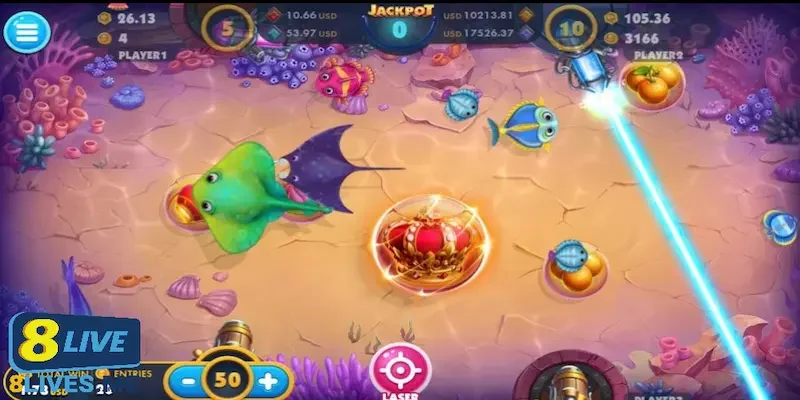 Đồ họa chơi game bắn cá Hải Vương 3D trực tuyến chất lượng cao