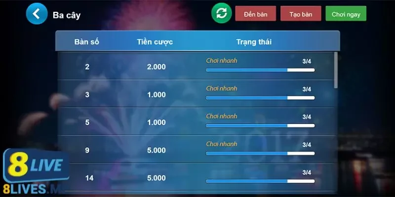 Sử dụng chiến lược lừa gạt trong cách chơi 3 cây